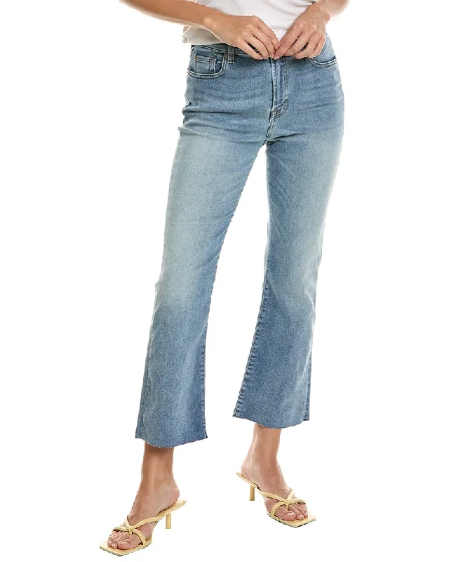 7 For All Mankind High-Waist Slim Kick Polar Sky Slim Jean Casual Distressed Denim Jeans 7 For All Mankind High-Waist Slim Kick Polar Sky Slim Jean Casual Distressed Denim Jeans
