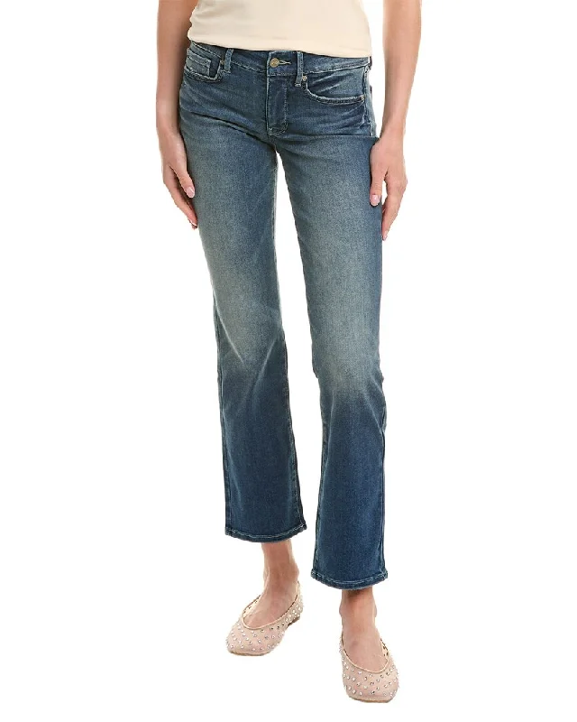 Nydj Petite Marilyn Enchantment Straight Leg Jean Fashionable Raw Edge Jeans