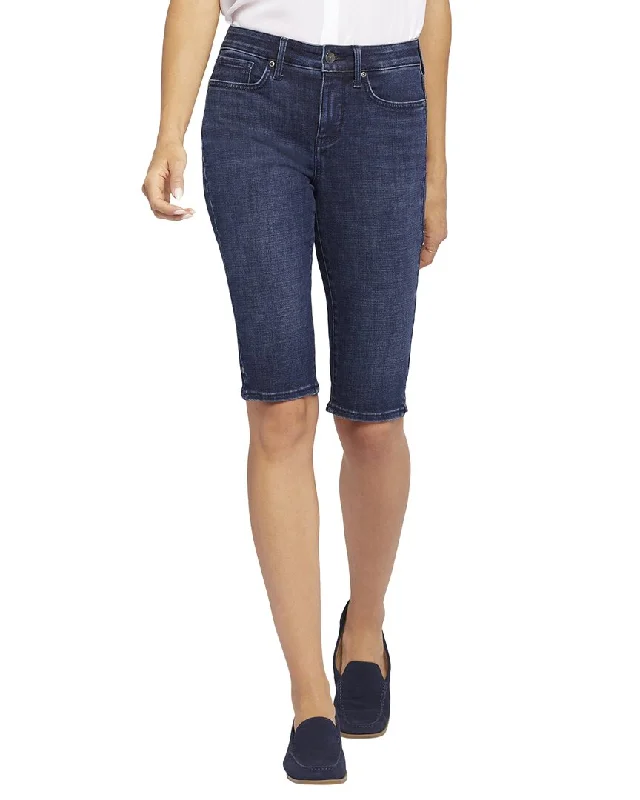 Nydj Bike Capri Inspire Relaxed Jean Elegant Raw Hem Jeans