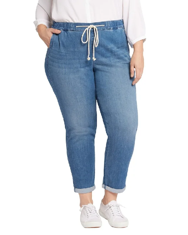 Nydj Plus Jogger Stunning Jogger Jean Elegant Tapered Leg Denim