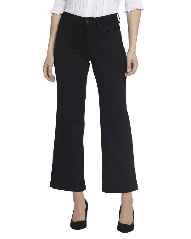 Nydj Julia Black Rinse Relaxed Jean Comfortable Zip-Fly Denim Jeans