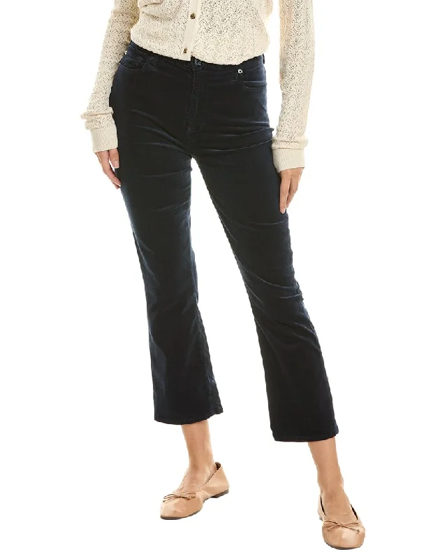 7 For All Mankind High-Waist Velvet Ink Slim Kick Jean Stylish High-Waisted Denim