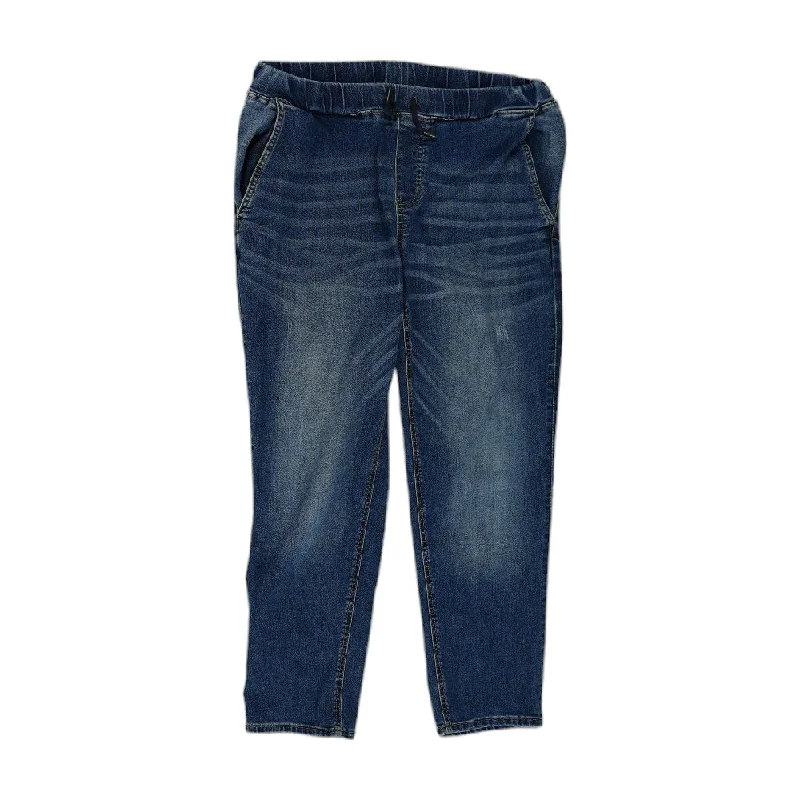 Blue Solid Jeans Comfortable Jogger Style Jeans
