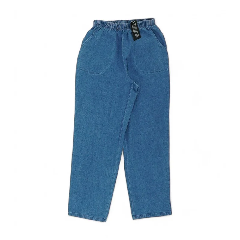 Blue Solid Jeans Stylish Cargo Style Jeans