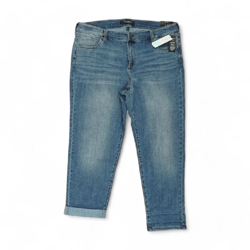 Blue Solid Jeans Fashionable Straight Cut Jeans