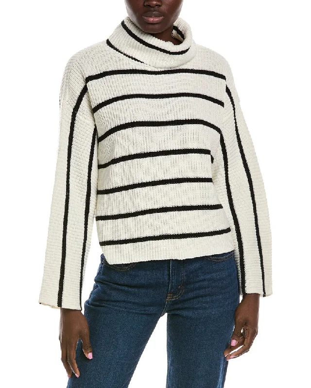 Brook + Lynn Crewneck Sweater Wool Fabric Cashmere Fabric Tweed Fabric