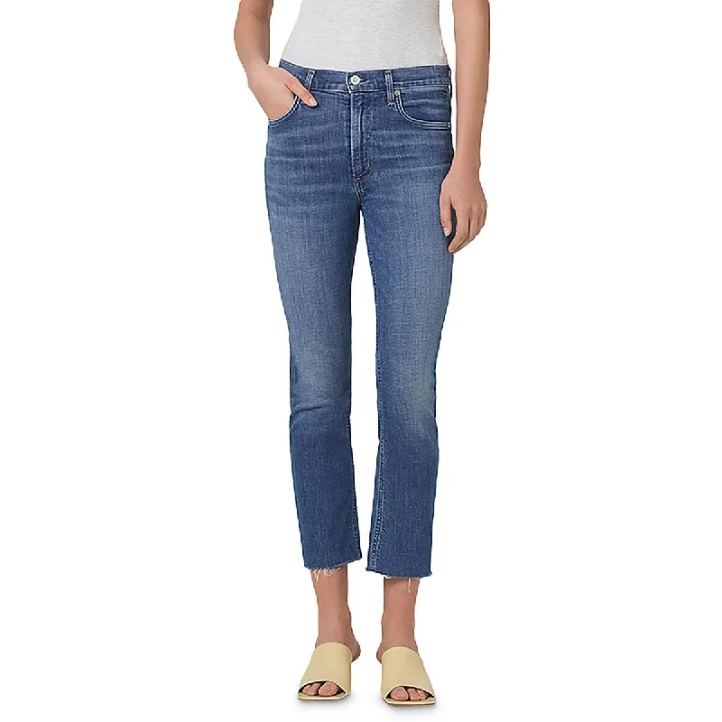 Citizens of Humanity Womens Cropped Boot Cut Stretch Cropped Jeans Comfortable Flare Leg Jeans