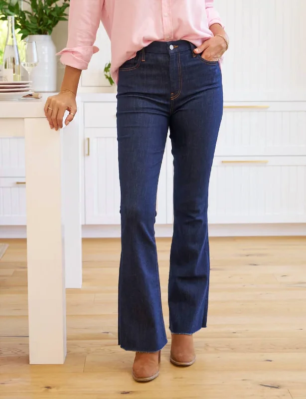 Flannigan Flare Jeans In 1979 Clear Rinse Wash Stylish Acid-Wash Jeans