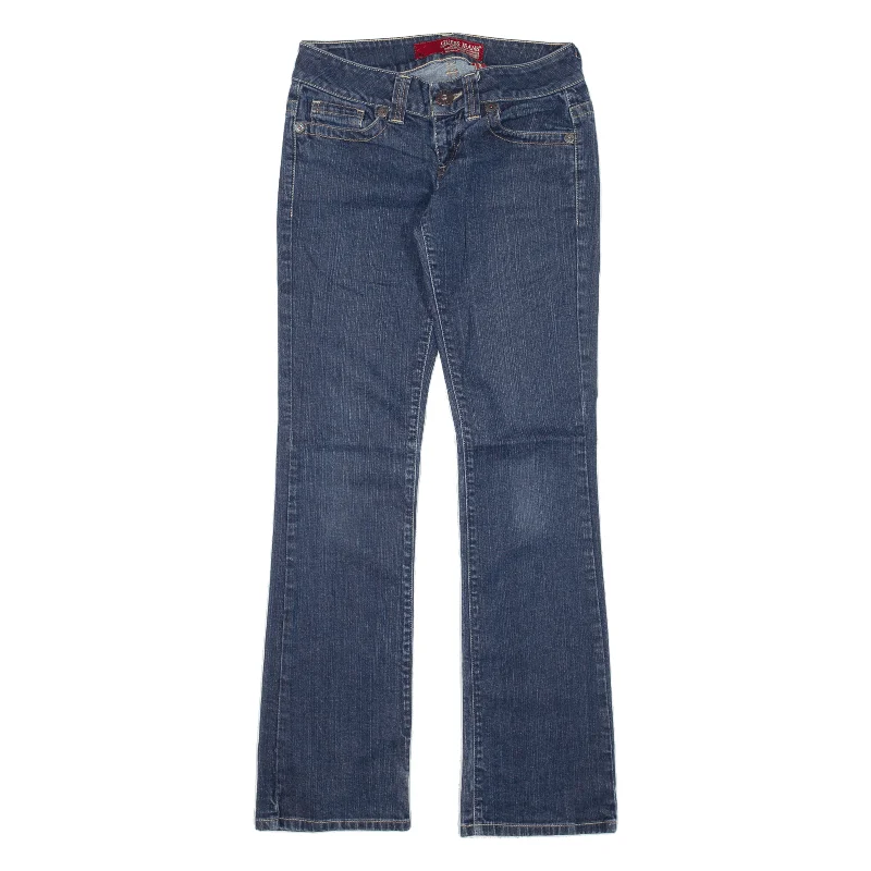 GUESS Jeans Blue Denim Regular Bootcut Womens W28 L31 Cozy Relaxed Fit Jeans