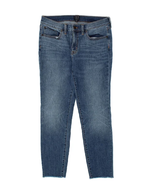 J. CREW Womens Mid Rise Skinny Jeans W29 L26 Blue Cotton Comfortable Drawstring Waist Jeans J. CREW Womens Mid Rise Skinny Jeans W29 L26 Blue Cotton Comfortable Drawstring Waist Jeans