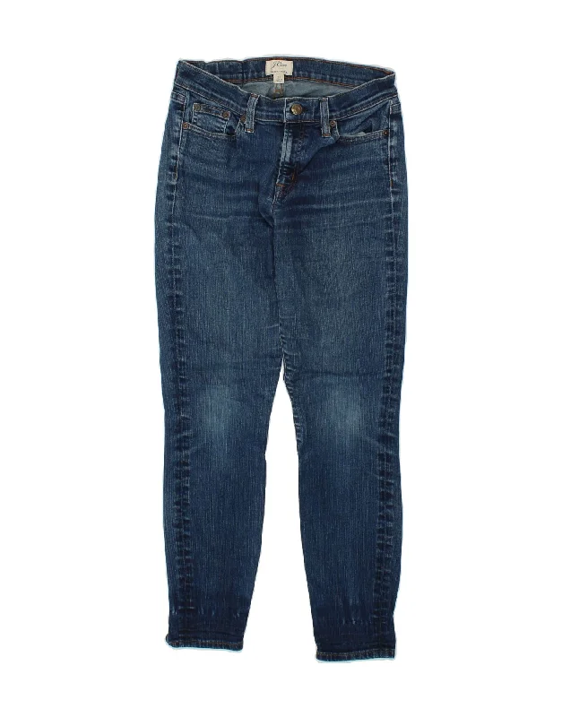 J. CREW Womens Toothpick Skinny Jeans W27 L28 Blue Cotton Trendy Wide-Leg High-Waist Denim J. CREW Womens Toothpick Skinny Jeans W27 L28 Blue Cotton Trendy Wide-Leg High-Waist Denim