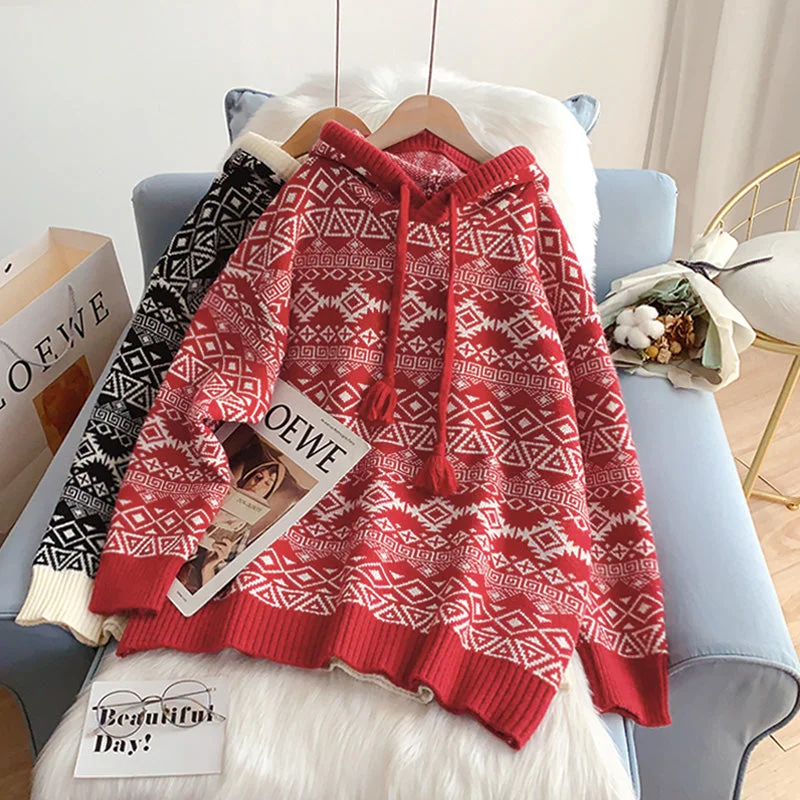 Korean retro lazy wind long sweater  5139 Lace Blend Ribbed Blend Corduroy Blend
