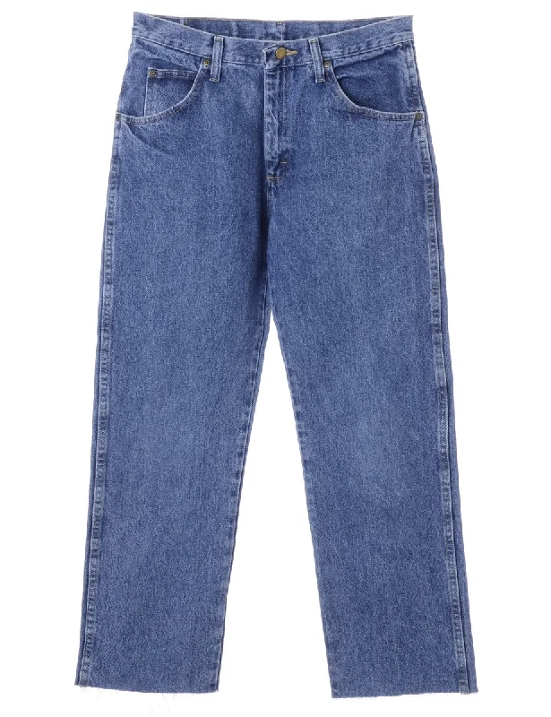 Label Medium Wash Cropped Jeans Chic Cropped Jeans