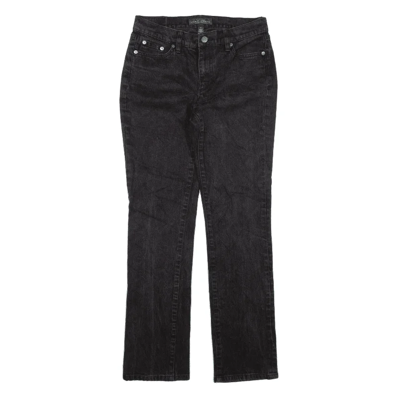 LAUREN RALPH LAUREN Jeans Black Denim Slim Straight Womens W28 L30 Cozy Relaxed Fit Jeans LAUREN RALPH LAUREN Jeans Black Denim Slim Straight Womens W28 L30 Cozy Relaxed Fit Jeans