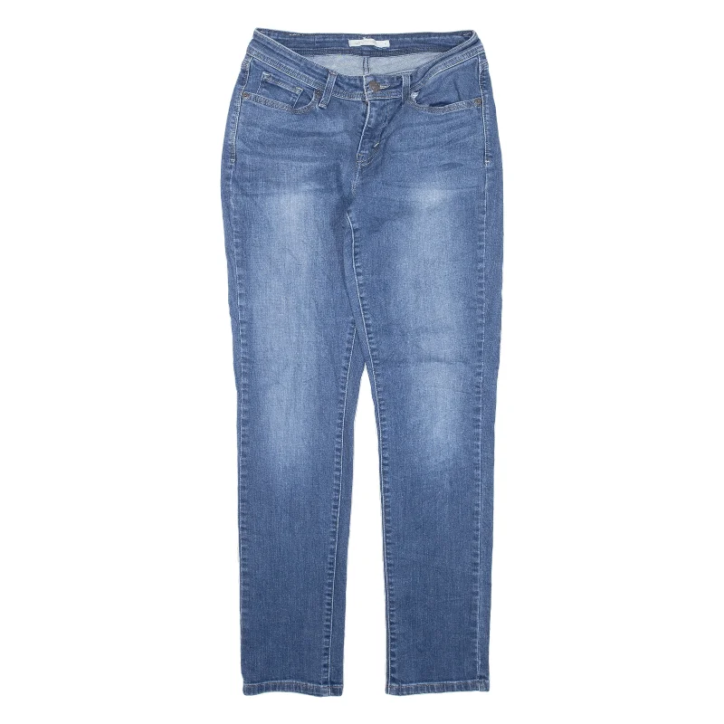 LEVI'S 529 Jeans Blue Denim Slim Skinny Womens W28 L32 Classic Blue Denim Jeans