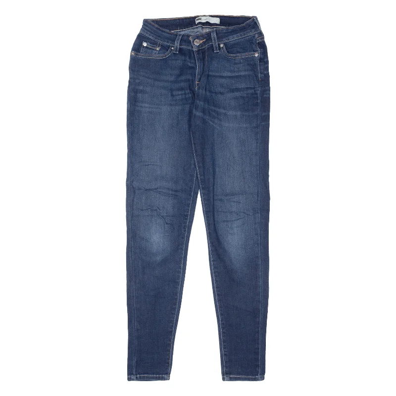 LEVI'S Legging Jeans Blue Denim Slim Skinny Stone Wash Womens W26 L30 Comfortable Stretch Fit Jeans LEVI'S Legging Jeans Blue Denim Slim Skinny Stone Wash Womens W26 L30 Comfortable Stretch Fit Jeans
