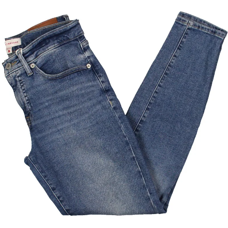Lucky Brand Womens Lizzie Low Rise Medium Wash Skinny Jeans Fashionable Frayed Hem Denim Lucky Brand Womens Lizzie Low Rise Medium Wash Skinny Jeans Fashionable Frayed Hem Denim