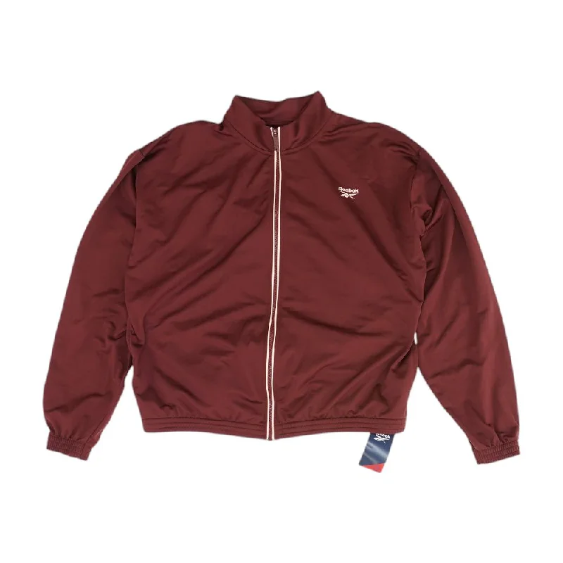 Maroon Solid Lightweight Jacket Nylon Jacket Polyester Jacket Spandex Jacket