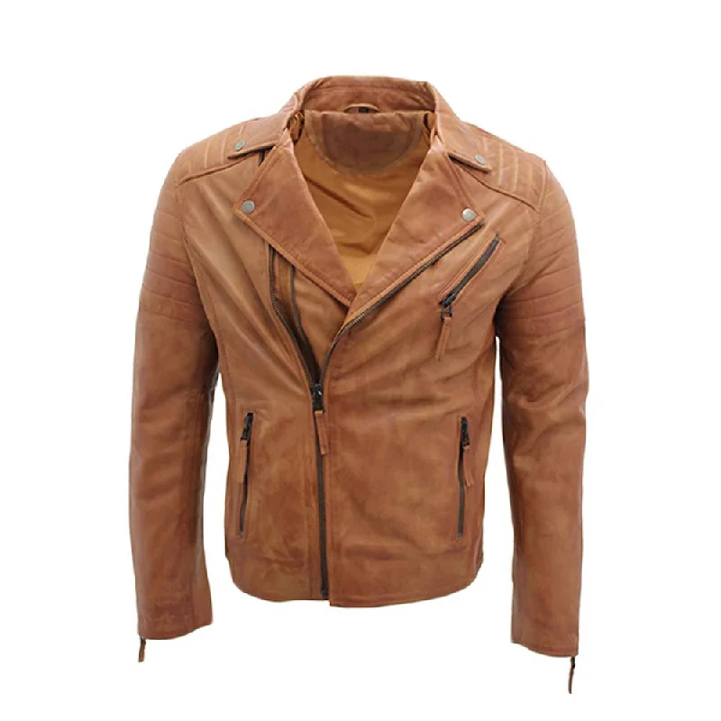 Men Brown LAPEL Quality Biker Leather Jacket Corduroy Jacket Velvet Jacket Brocade Jacket