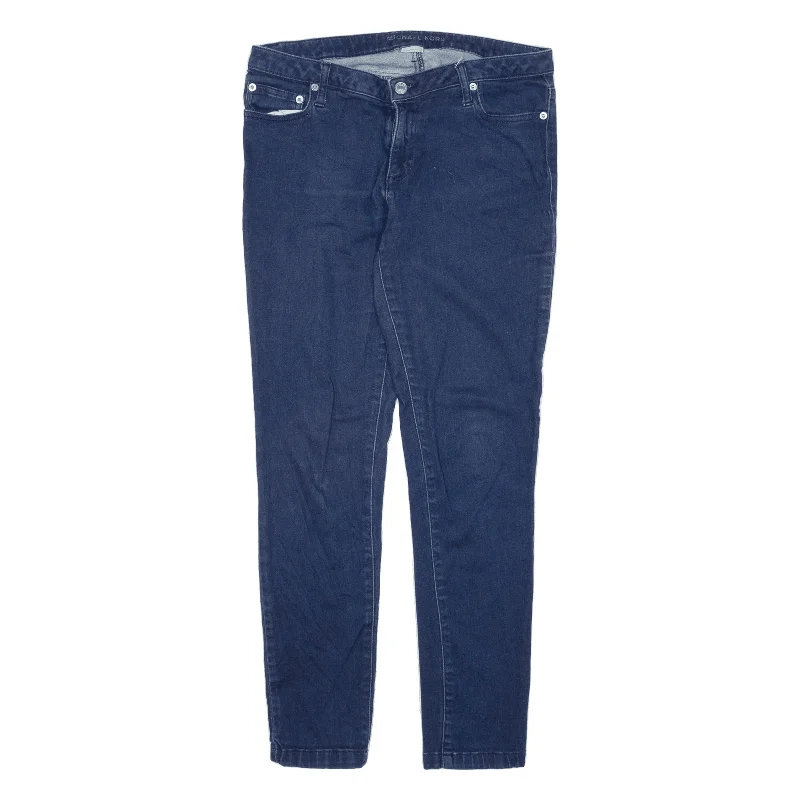 MICHAEL KORS Jeans Blue Denim Slim Skinny Womens W30 L27 Trendy Plus Size Jeans