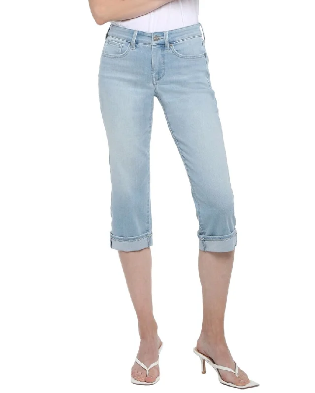 NYDJ Petite Marilyn Hollander Crop Jean Comfortable Stretch Denim Jeans