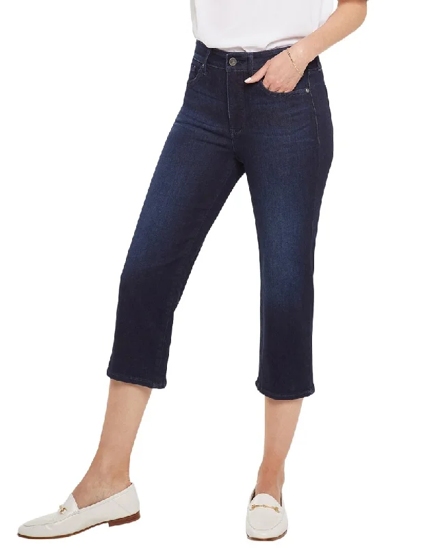NYDJ Petite Thigh Rapture Shaper Straight Jean Stylish High-Rise Mom Jeans