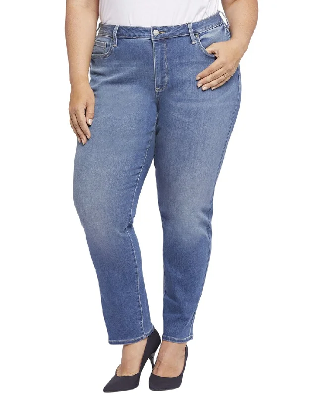 NYDJ Plus Emma Lovesick Emma Jean Elegant Wide-Leg Jeans