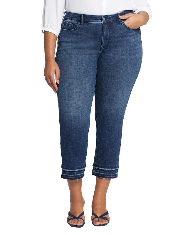 NYDJ Plus Marilyn Inspire Relaxed Jean Trendy Flared Leg Jeans