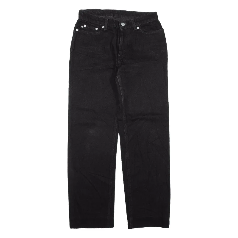 POLO RALPH LAUREN Jeans Black Denim Regular Straight Womens W27 L29 Comfortable Flare Leg Jeans POLO RALPH LAUREN Jeans Black Denim Regular Straight Womens W27 L29 Comfortable Flare Leg Jeans