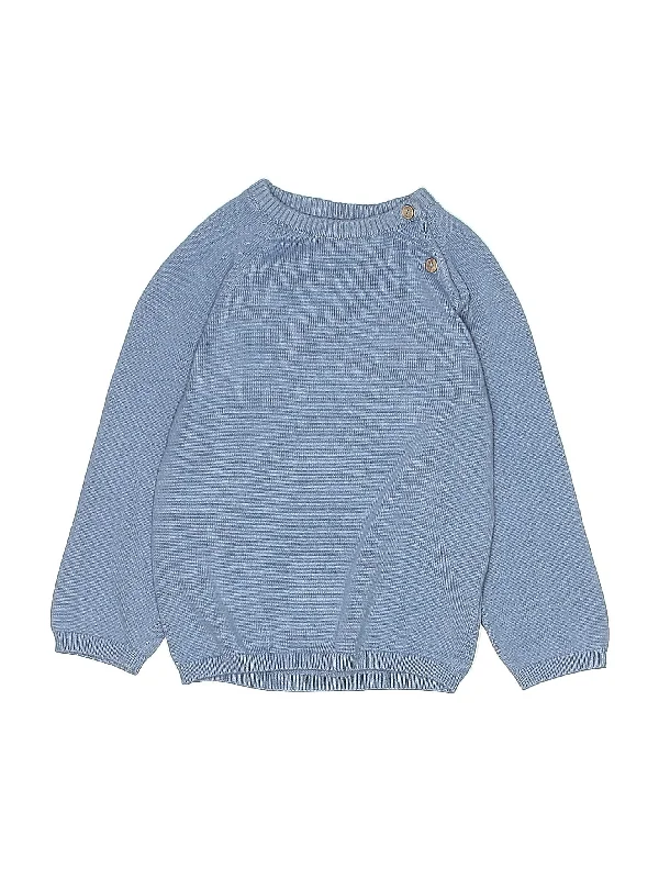Pullover Sweater Embroidered Appliqued Beaded