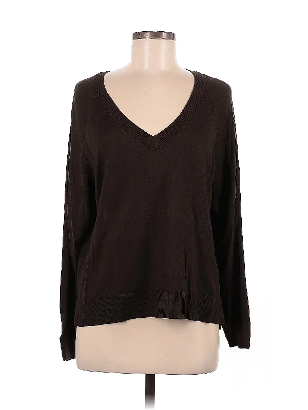 Pullover Sweater Mesh Sweater Canvas Denim