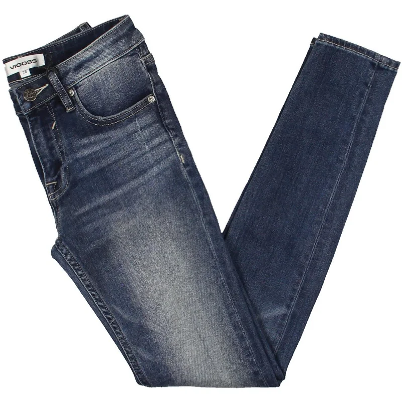 Vigoss Womens Jagger Low-Rise Distressed Skinny Jeans Elegant High-Waisted Flared Jeans Vigoss Womens Jagger Low-Rise Distressed Skinny Jeans Elegant High-Waisted Flared Jeans