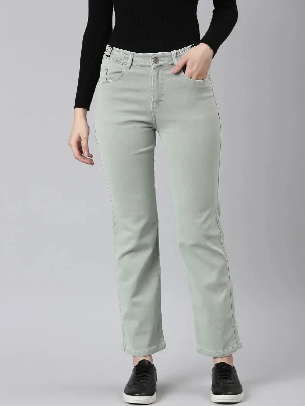 Women Sea Green Solid Straight Fit Denim Jeans-LT-SF-22852-Seagreen Comfortable Mid-Rise Jeans Women Sea Green Solid Straight Fit Denim Jeans-LT-SF-22852-Seagreen Comfortable Mid-Rise Jeans