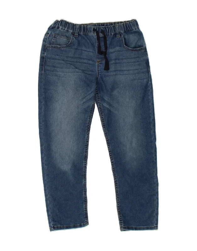 WRANGLER Womens Cropped Jeans W28 L24  Blue Elegant Wide-Leg Jeans