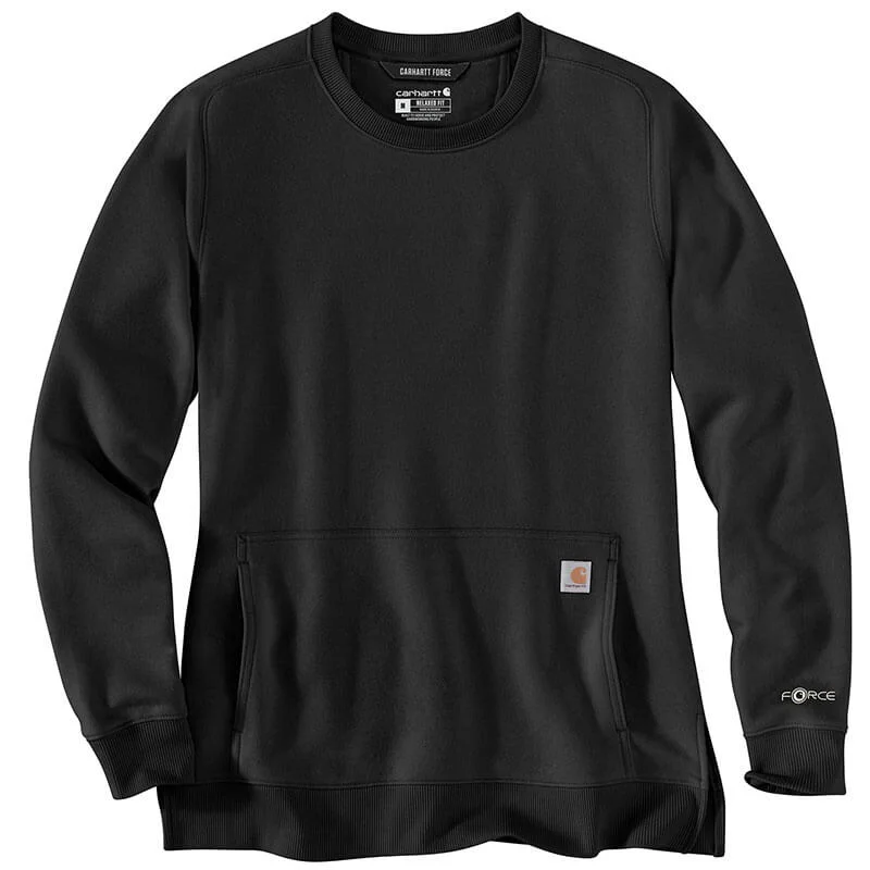 105468 - Carhartt Women's Force Relaxed Fit Lightweight Sweatshirt Hoodie Crop Top Short Trendy