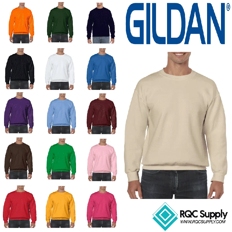 18000 Adult Crew Sweatshirt - Gildan Hoodie with Rhinestones Sparkly Elegant