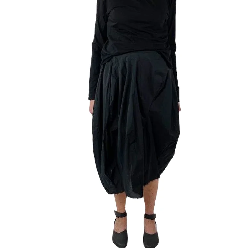 COTTON FULL SKIRT pleated skirt texture