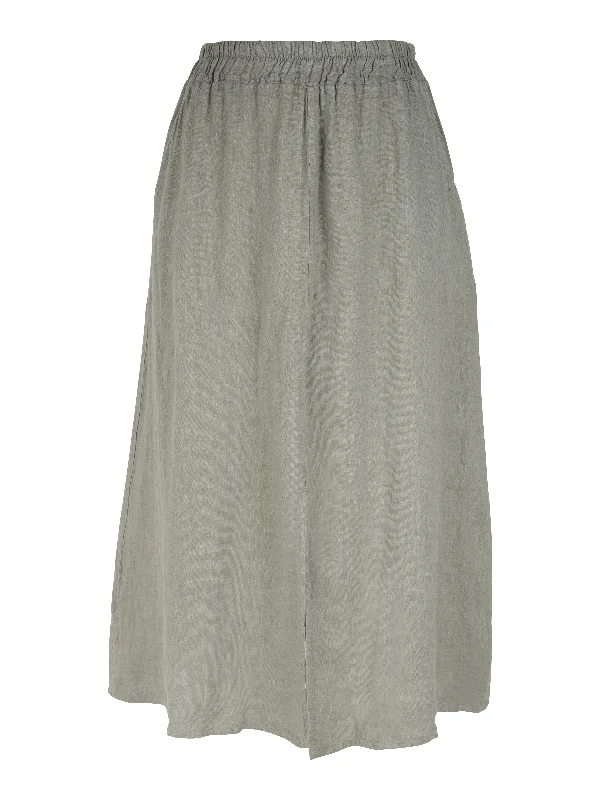 POLETTE Skirt - Army maxi skirt elegant