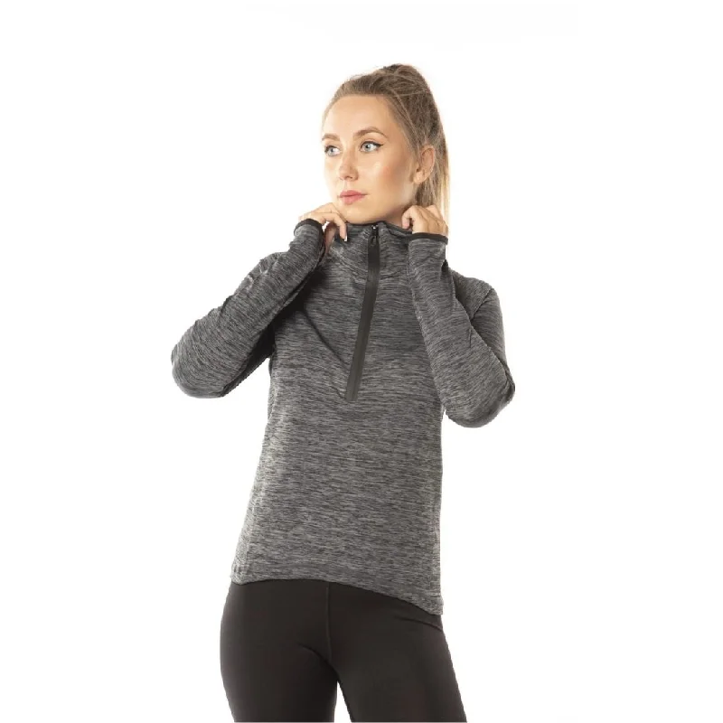 Half Zipper Sweatshirt Hoodie with Illustration Artistic Creative