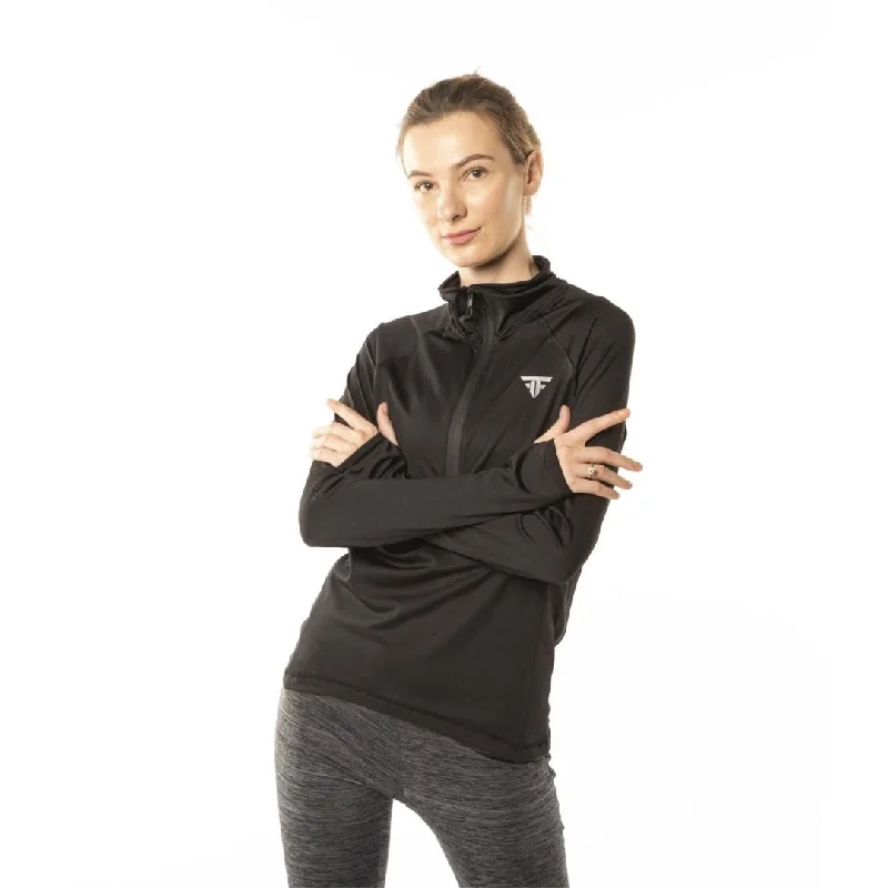 Half Zipper Sweatshirt Hoodie with Full-Zip Functional Layering
