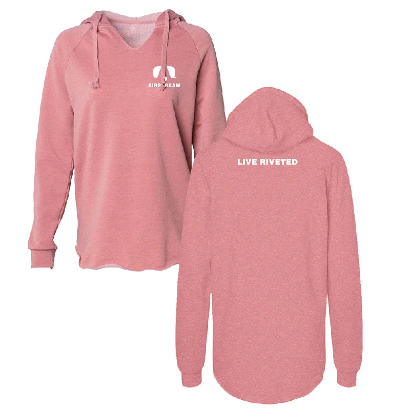 Airstream Trailer A Live Riveted Super Soft Women's Hoodie Hoodie with Camouflage Military Edgy