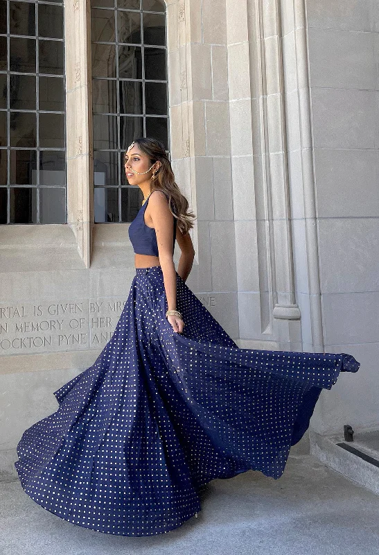 ALISHA Polkadot Lehenga Skirt cashmere skirt fine