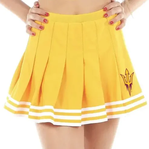 Arizona State ASU Sun Devils Tailgate Skirt velvet skirt plush