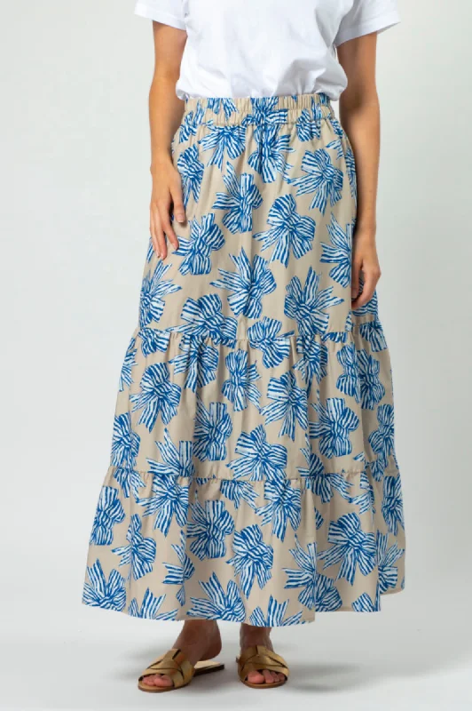 Cleo Skirt - Bowtiful Blue denim skirt stylish
