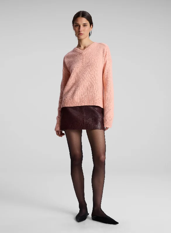 Cowan Leather Mini Skirt velvet skirt plush