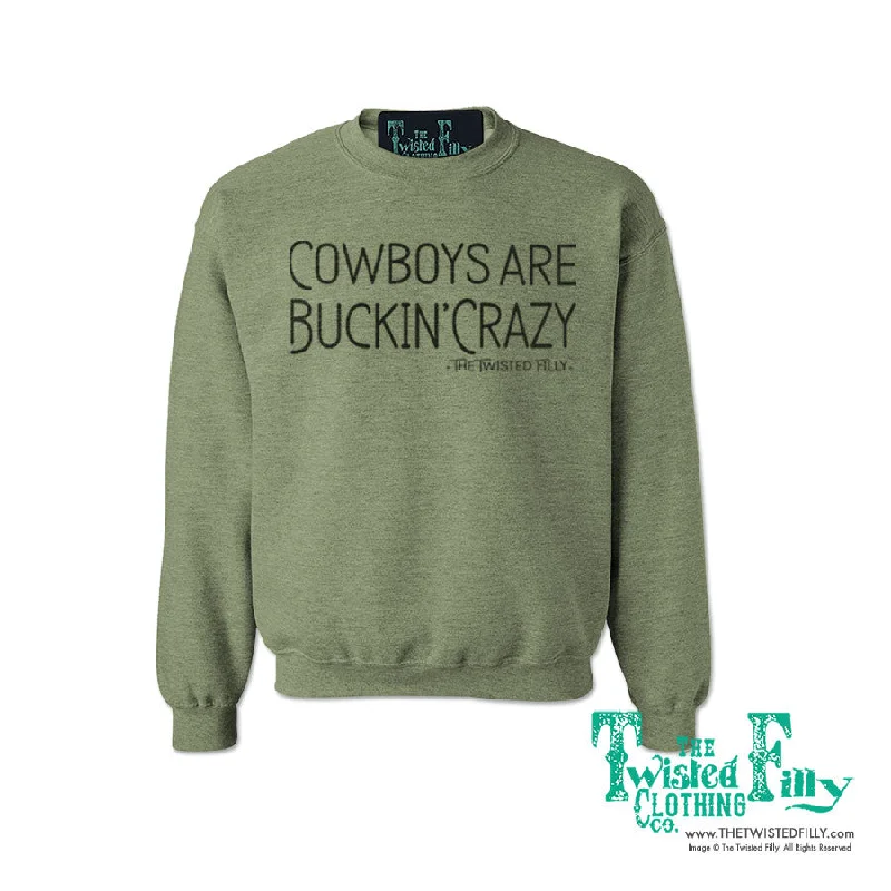 Cowboys Are Buckin' Crazy - Adult Sweatshirt - Assorted Colors Hoodie Jacket Zipper Layering Cowboys Are Buckin' Crazy - Adult Sweatshirt - Assorted Colors Hoodie Jacket Zipper Layering
