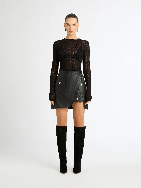 DILLON SKIRT velvet skirt sumptuous