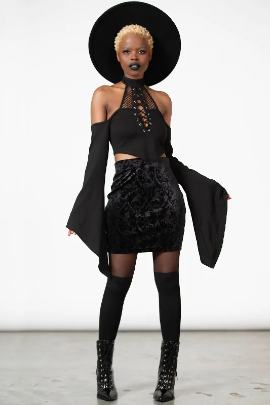 Doom Duchess Skirt [B] denim skirt stylish