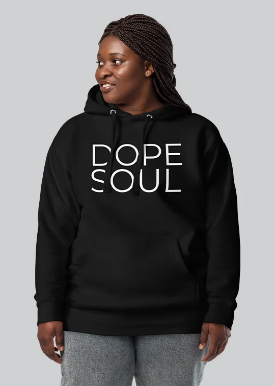 Dope Soul Womens Hoodie Hoodie with Hem Ribbing Snug Secure