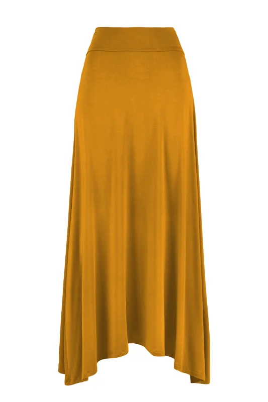 Eliza A-Line Skirt silk skirt lustrous